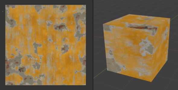 テクスチャ素材を適用