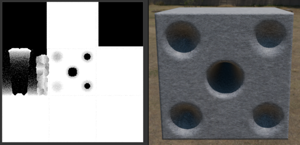 AOマップと適用したモデル
