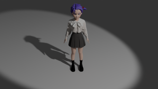 スポットライトを設置した様子