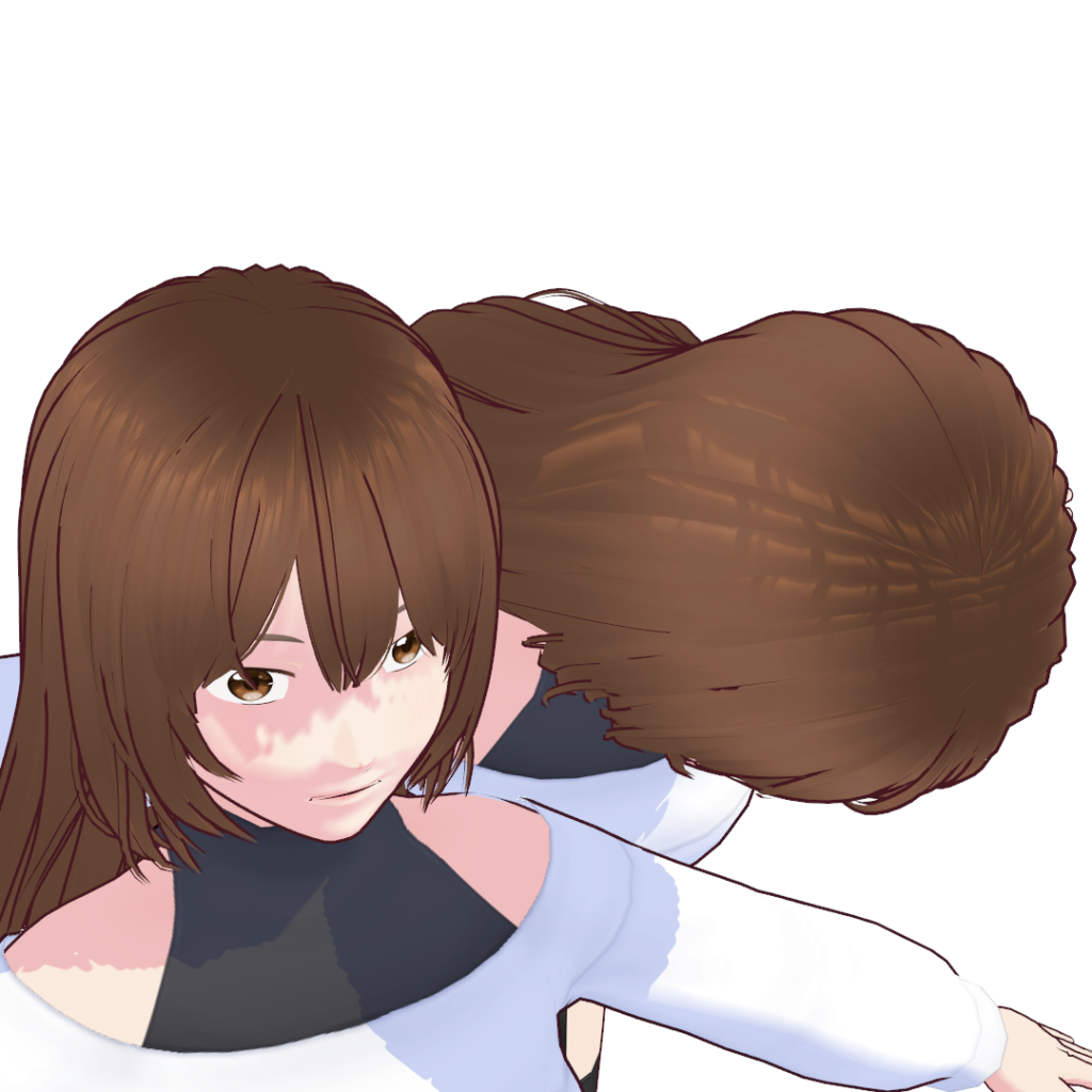 髪に適用したところ