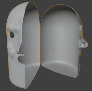 メッシュの中は空っぽ