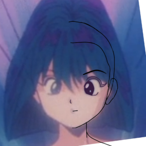 右側だけパーツを写し取ったところ